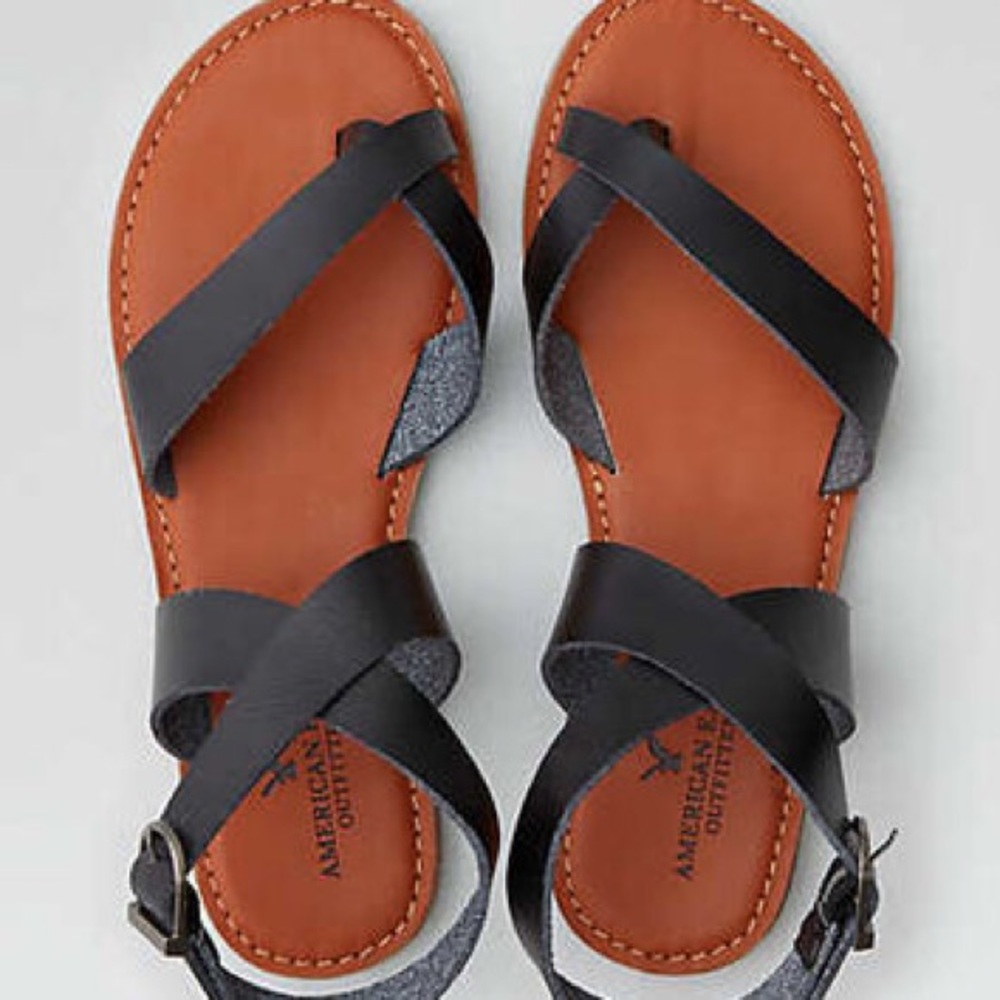 Ankle wrapped sandal